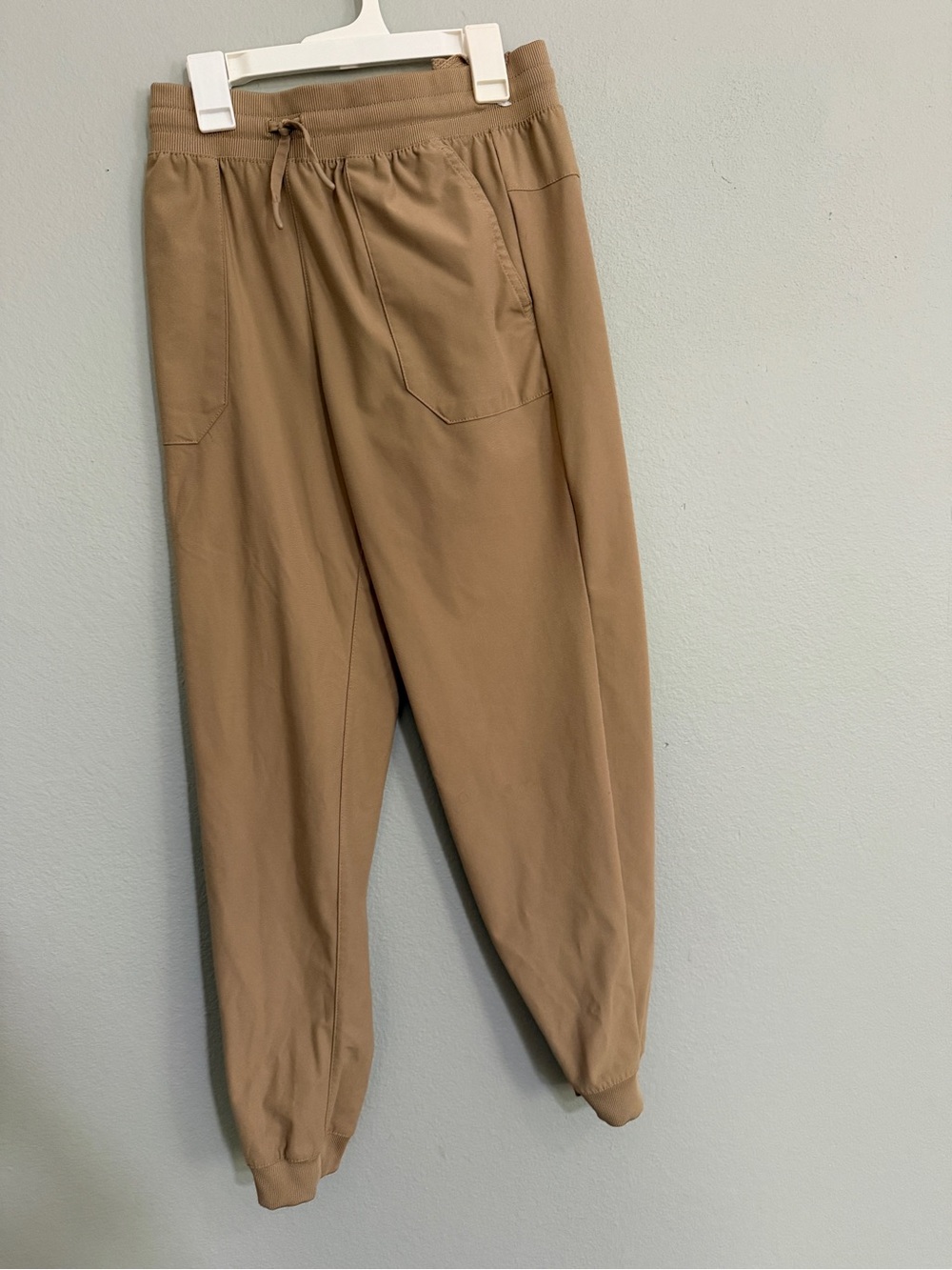wonder nation Men's Drawstring Jogger Pants - Tan